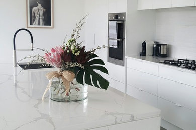 Danish kitchen photo in Auckland