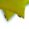 Chartreuse 12"x14" Lumbar Pillow Cover Set of 2 Solid - Chartreuse Slub Satin