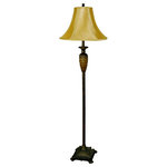 ORE International - Classic Floor Lamp - Honey - Classic Floor Lamp - Honey� Antique-Inspired Floor Lamp