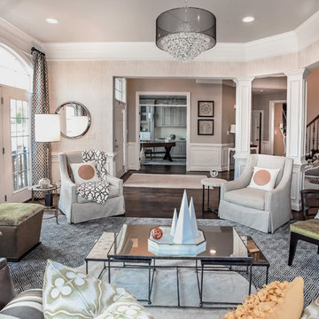 Transitional Living Room