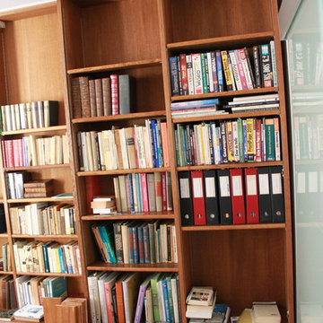 Bibliothèque en chêne massif