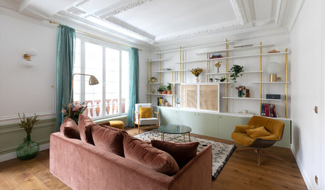 Avant/Après : Un grand haussmannien prêt pour une famille trendy