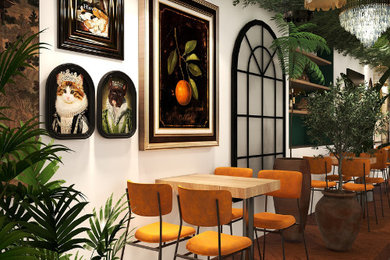 Restaurant im Eklektischen Stil in alter Orangerie