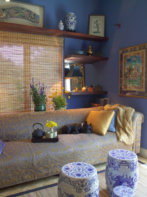 Asianinspired Living Room Houzz