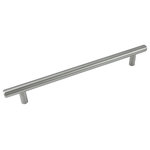 Laurey - 192mm - 9 1/2" Overall - Builders Steel Plated T-Bar Pull - Brushed Satin Nickel - Laurey is todays top brand of Decorative and Functional Cabinet Hardware!  Make your home sparkle with our Decorative Knobs and Pulls, or fix up your cabinets with our Functional Hardware!  Cabinets feel better when Laurey's on them!