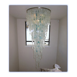 Recycled Sea Glass lighting - Lighting