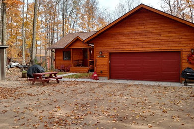 Inspiration for a rustic exterior home remodel in Other