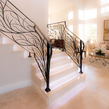 wrought iron stair railing