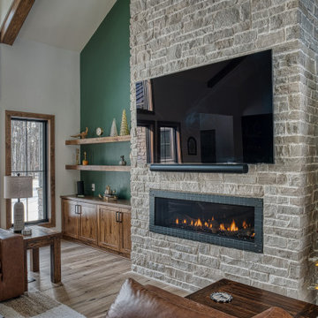 Great Room Fireplace Wall