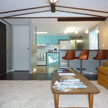 Vintage Mobile Home #1 - Living Room