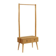 50 Most Por Clothes Racks For 2018 Houzz Acme Furniture Rubis Garment Rack Natural Clothes Racks