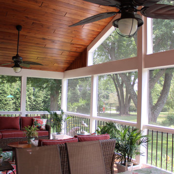 Screened Porch provides expansive view