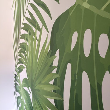 Tropical Wallpaper Installation Brisbane