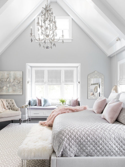 Maritime Schlafzimmer mit dunklem Holzboden Ideen, Design & Bilder | Houzz