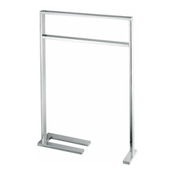 Demetra 1919 Chrome Towel Stand - Towel Racks & Stands
