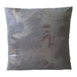 DECORATIVE PILLOWS MIAMI - Faux Elephant Pillow, Gray, Brown, 20"x20" - Decorative Pillows