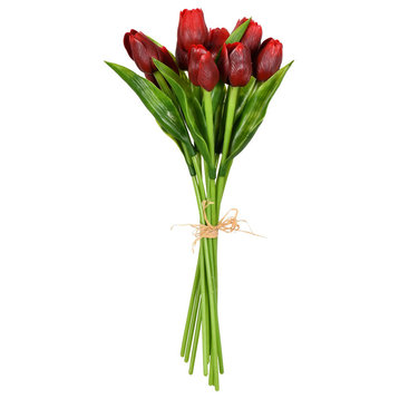 14" Red Tulip Bundle 2/Pk