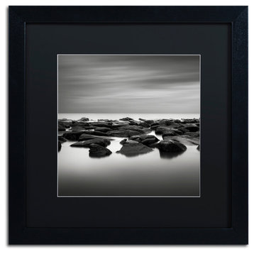 'High Tide' Matted Framed Canvas Art by Dave MacVicar
