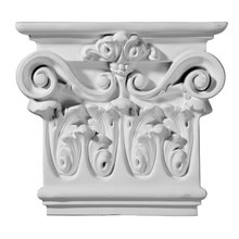 Wood details for cabinets & faux details