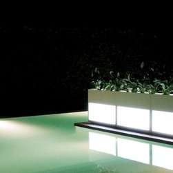 Lighted Planter for Outdoor and Indoor - Outdoor Pots And Planters