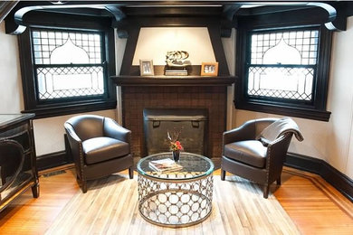 Example of an ornate home bar design in Philadelphia