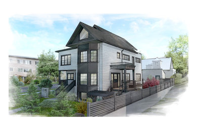 Elegant exterior home photo in Vancouver