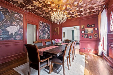 Inspiration for a victorian dining room remodel in Kansas City