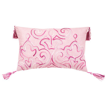Cording Embroidery Pillow