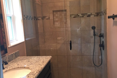 Inspiration for a mediterranean bathroom remodel in New Orleans