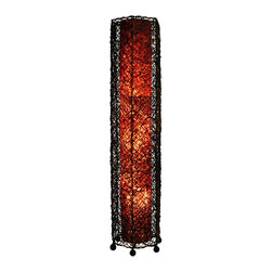Eangee Home Designs Durian Large Floor Lamp | Red - Floor Lamps