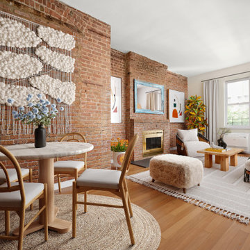Virtual Staging Examples - Bohemian Style