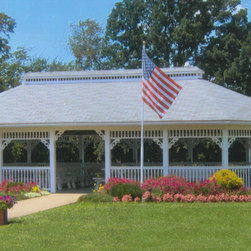 28x46 vinyl gazebo - Gazebos