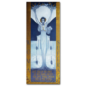 'Woman Suffrage' Canvas Art by Vintage Apple Collection