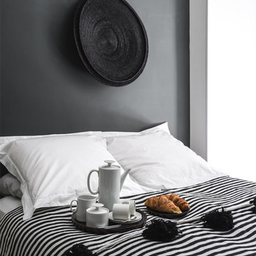 Hand-woven Cotton Pom Pom Blankets