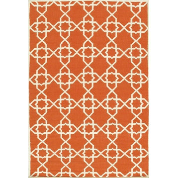 Pasargad Kilim Collection Hand-Woven Lamb's Wool Area Rug, 5' 9"x8' 9"