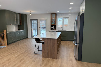 Inspiration for a modern kitchen remodel in Other