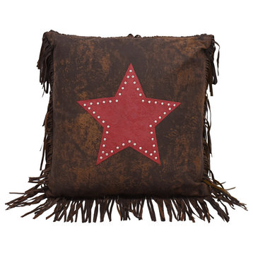 Cheyenne Star Pillow, Red
