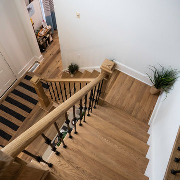 Kitchen expansion within existing footprint