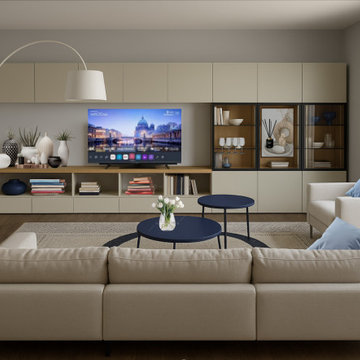 Remodling familly room/Tv room - Before/After - La Quinta