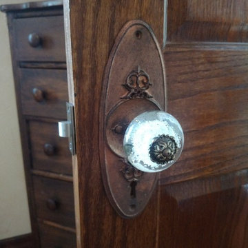 Vintage Door Latches Plates and Knobs