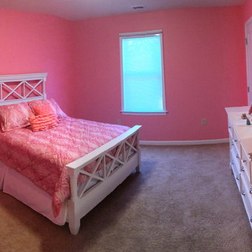 AFTER Interior Addition: Pink Girl's Bedroom