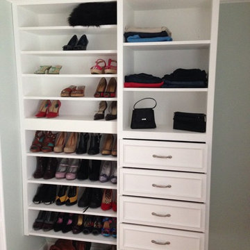 Newton, MA Custom hand built closet