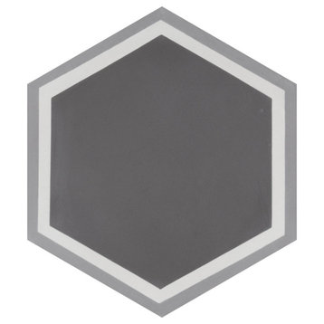 Cemento Hex Holland Strait Cement Floor and Wall Tile