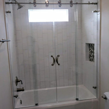 Frameless Bypass Shower Door