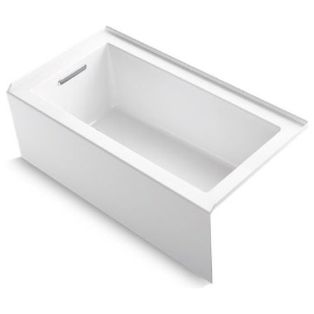 Kohler Underscore 60" X 32" Alcove Bath w/ Left-Hand Drain, White