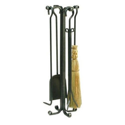 Rolled Eye 4-Piece Tool Set - Fireplace Accessories
