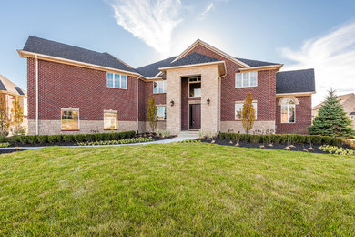 Example of a trendy exterior home design in Detroit