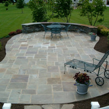 Creekside patio
