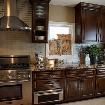 Remove Kitchen Soffit, Kitchen re-design with Custom Pantry Cabinets