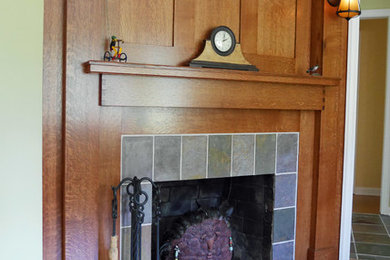Arts & Crafts Style Fireplace